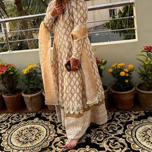 Pakistani style pishwas long dress